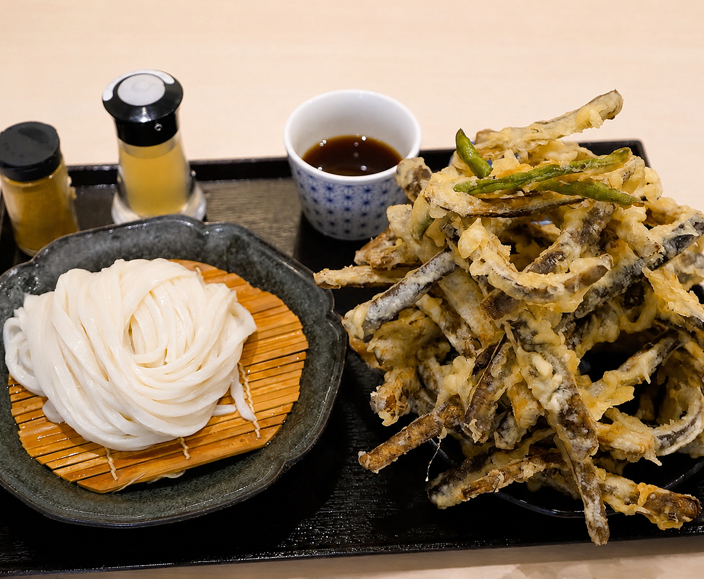 ごぼう天ざるうどん